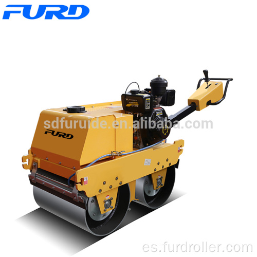 Rodillo de rueda liso vibratorio manual FYLJ-S600C para compactación de arena